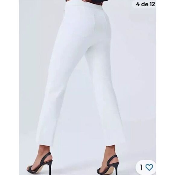SPANX On The Go Kick Flare Pant White M - Picture 4 of 8